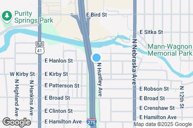 Map image of the property - 701 E Hanlon St