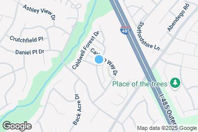 Map image of the property - 9819 Grier Springs Ln