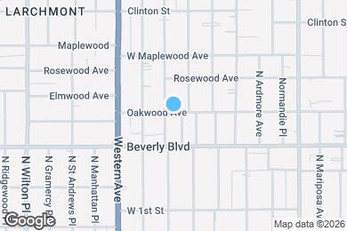Map image of the property - 4570 Oakwood Ave