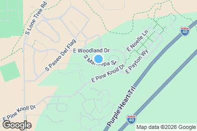 Map image of the property - 1321 S Maricopa St