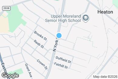 Map image of the property - 913 N York Rd