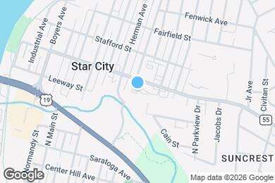 Map image of the property - 1405 Randall St