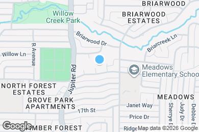 Map image of the property - 1804 Camelot Cv
