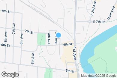 Map image of the property - 605 3rd Ave