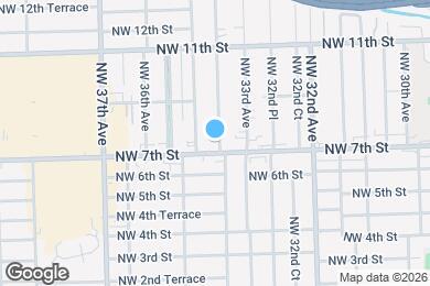 Map image of the property - 3401 NW 7th St