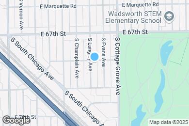 Map image of the property - 6803 S Langley Ave