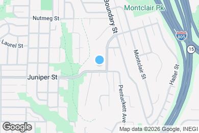 Map image of the property - 3468 Juniper St