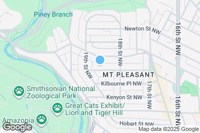 Map image of the property - 1843 Lamont St NW