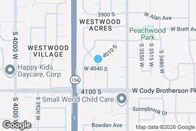 Map image of the property - 3702 W 4040 S