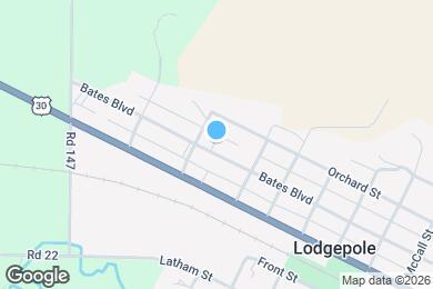 Map image of the property - 320 Bates Blvd