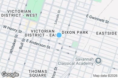 Map image of the property - 1208 Habersham St