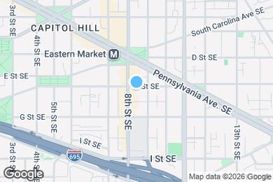 Map image of the property - 811 E St SE