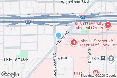 Map image of the property - 1966 W Ogden Ave