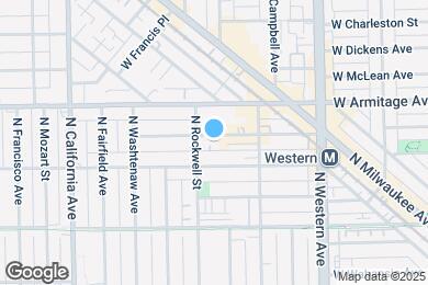 Map image of the property - 2545 W Homer St