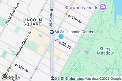 Map image of the property - 29-33 W 65th St