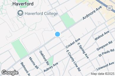 Map image of the property - 825 Ardmore Ave