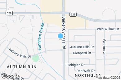 Map image of the property - 18007 Autumn Trails Ln