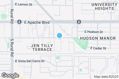 Map image of the property - 1223 E Spence Ave