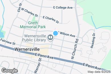 Map image of the property - 203 N Reber St