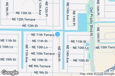 Map image of the property - 1106 NE 13th Pl
