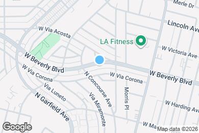 Map image of the property - 2431 W Beverly Blvd