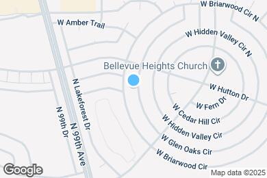 Map image of the property - 9709 W Glen Oaks Cir