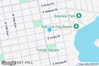 Map image of the property - 1711 E Lee St