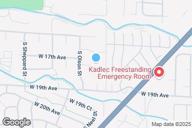 Map image of the property - 3614 W 17th Pl
