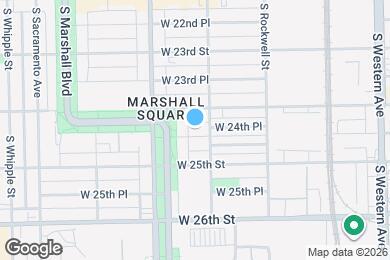 Map image of the property - 2712 W 24th Pl
