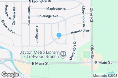 Map image of the property - 708 Burman Ave