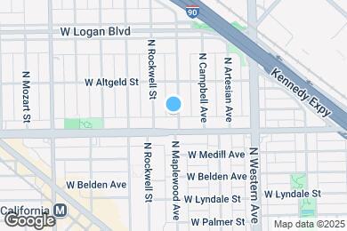 Map image of the property - 2416 N Maplewood Ave