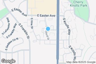 Map image of the property - 7220 South Gaylord Street