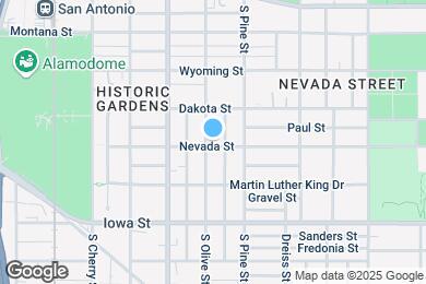 Map image of the property - 432 S Olive, 1