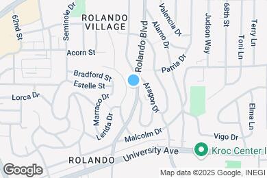 Map image of the property - 4468 Rolando Blvd