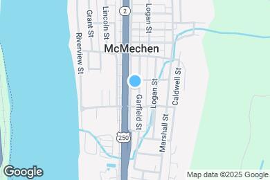 Map image of the property - 1109 Garfield St