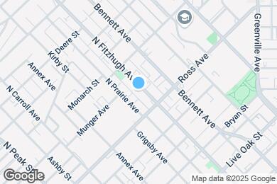 Map image of the property - 1731 N Fitzhugh Ave
