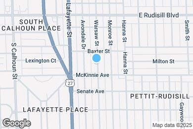 Map image of the property - 4206 Warsaw St