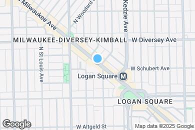 Map image of the property - 2706 N Milwaukee Ave