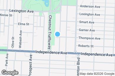 Map image of the property - 504 Bellefontaine Ave