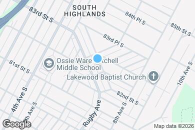 Map image of the property - 1412 Woodward Rd