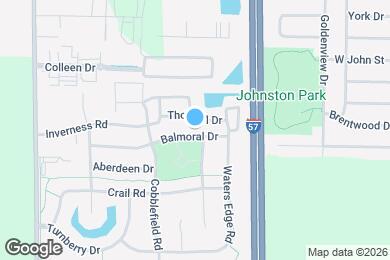 Map image of the property - 3816 Balmoral Dr