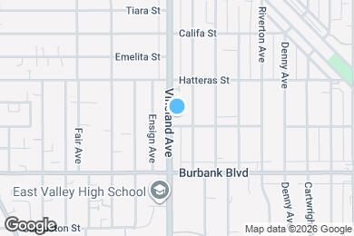 Map image of the property - 5710 Vineland Ave