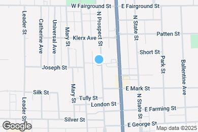 Map image of the property - 483 N Prospect St