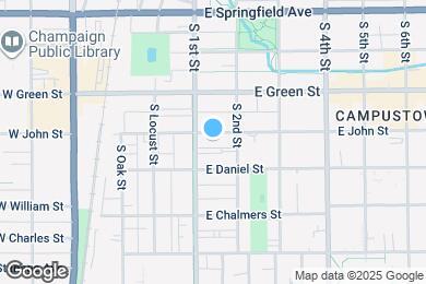 Map image of the property - 105 E John St