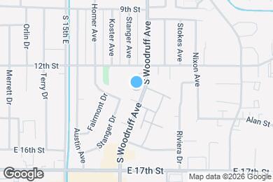 Map image of the property - 1316 S Woodruff Ave