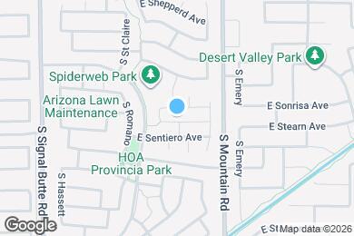 Map image of the property - 11060 E Stearn Ave