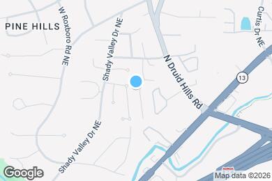 Map image of the property - 1796 Buckhead Valley Ln NE