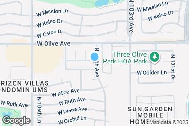 Map image of the property - 10421 W Puget Ave