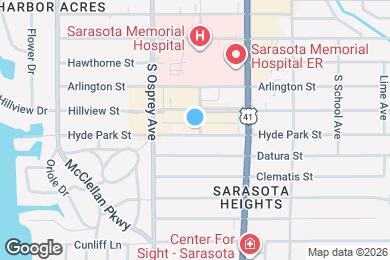 Map image of the property - Hyde Park Apartments