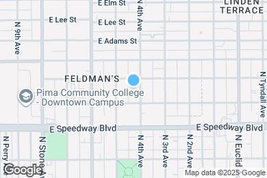 Map image of the property - 1229 N 4th Ave